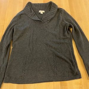 Coldwater Creek Beautiful Gray Sweater